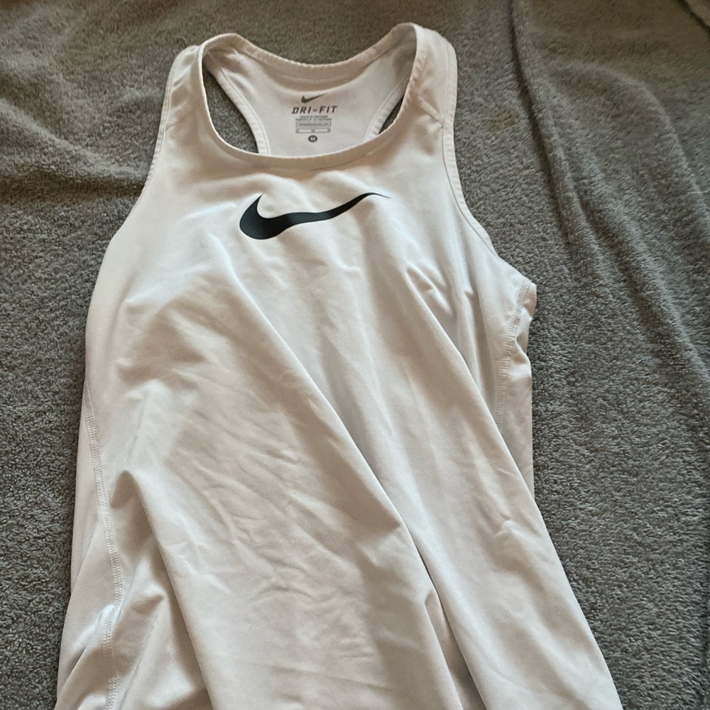 White Nike Tank Top